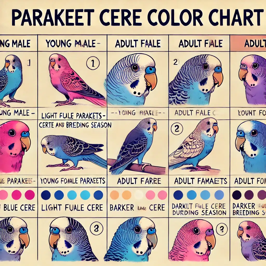 Parakeet Gender Chart